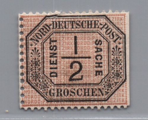 Norddeutscher Bund Dienstmarken Michel Nr. 3 ungebraucht Falz