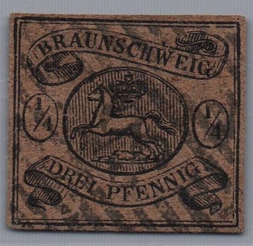 Braunschweig Michel-Nr. 4 gestempelt