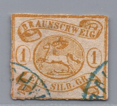 Braunschweig Michel-Nr. 14 B gestempelt