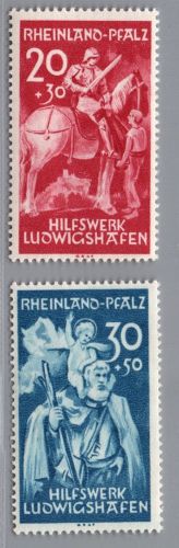 Franz. Zone Rheinland Pfalz Michel Nr. 30 + 31 postfrisch