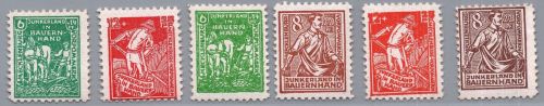 Alliierte Besetzung - SBZ Michel-Nr. Lot aus 23 - 25 postfrisch / ungeb. m. Falz