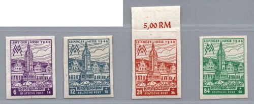 Alliierte Besetzung - SBZ Michel-Nr. 162 - 165 B y postfrisch