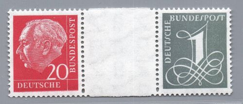Bund Zusammendruck Michel-Nr. H-Blatt 8 y postfrisch