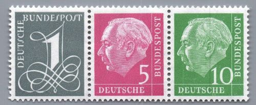 Bund Zusammendruck Michel-Nr. W 18 x postfrisch