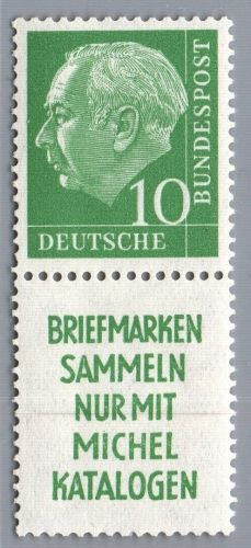 Bund Zusammendruck Michel-Nr. S 21 postfrisch