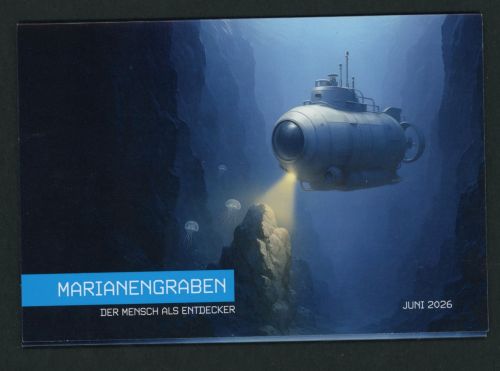 Bund Michel Nr. 3975 MH 135c Marianengraben postfrisch Booklet - Blau