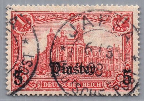 Dt. Auslandspostämter Türkei Michel-Nr. 44 gestempelt geprüft