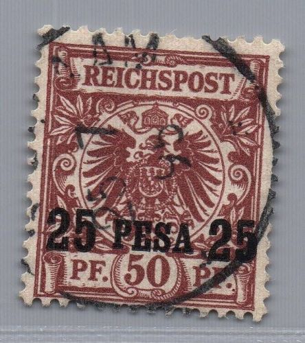 Dt. Kolonien Deutsch Ostafrika Michel-Nr. 5 II b gestempelt geprüft