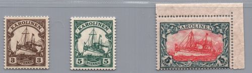 Dt. Kolonien Karolinen Michel-Nr. 21 - 22 postfrisch