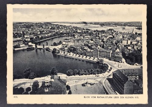 Ansichtskarte Kiel - Blick vom Rathausturm 1941