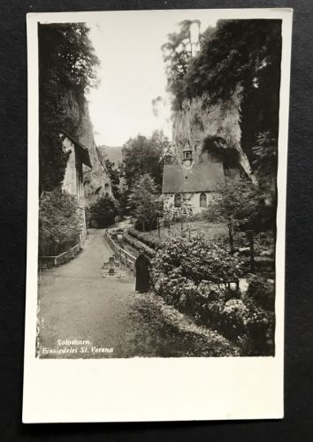 Foto Ansichtskarte Schweiz Solothurn Einsiedelei St. Verena
