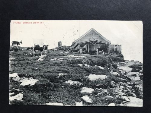 Ansichtskarte Schweiz Ebenalp Gasthaus - 1911