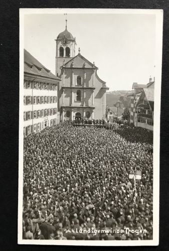 Ansichstkarte Schweiz Landsgemeinde Trogen - 1930