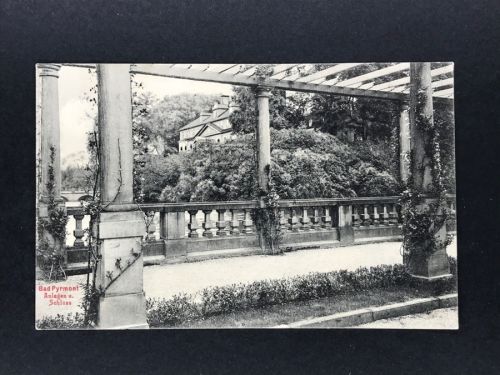 AK Bad Pyrmont - Anlagen und Schloss 1910