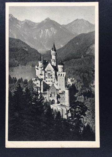 AK Neuschansgtein / Hohenwangau 1928 n. Straubing - Nachgebühr