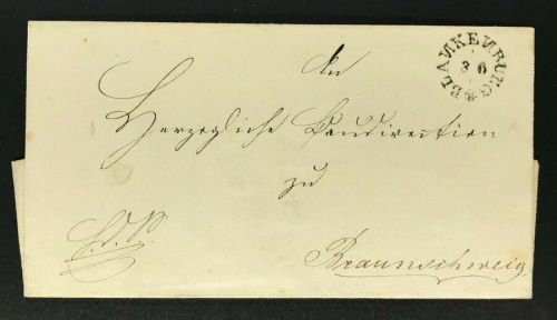 Vorphila Braunschweig - Blankenburg n. Braunschweig - Papiersiegel - ca. 1840