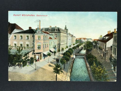 Ansichtskarte Bad Wörishofen Bachstrasse - gelaufen 1911