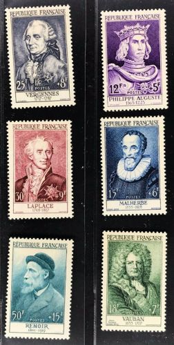 Frankreich MiNr. 1053 -1058 postfrisch