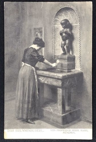 AK München - Das Brunnenbuberl - 1922 nicht gelaufen