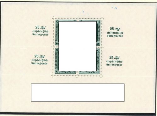 Deutsches Reich Block Nummer 11 postfrisch
