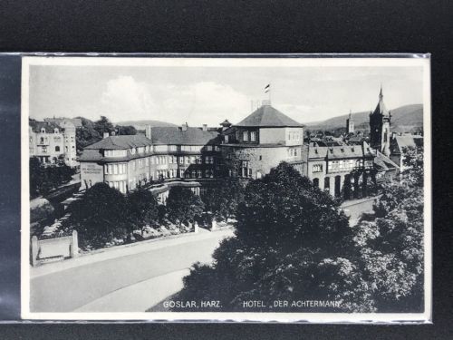 AK Goslar Hotel der Achtermann 1936 - nach Olten /Schweiz