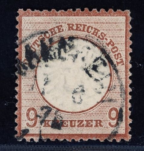 Deutsches Reich Brustschild Michel Nummer 27 gestempelt - Farbe nicht bestimmt