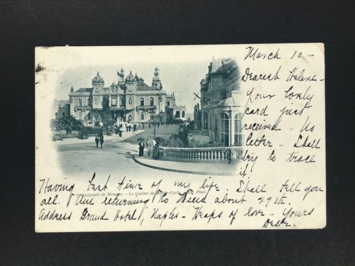 Ansichtskarte Monte Carlo Casino 1910 nach Wien