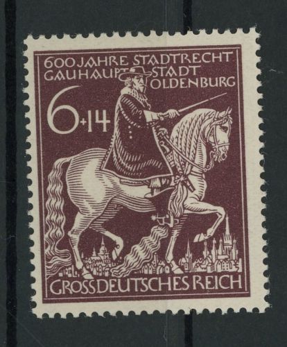Deutsches Reich Michel Nummer 907 IV Plattenfehler postfrisch