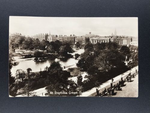 AK Dublin St. Stephens Green 1937 n Plainfield USA