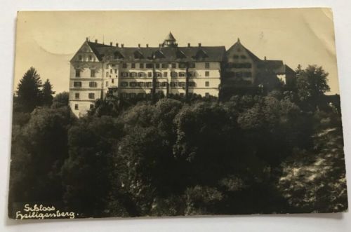 AK Schloss Heiligenberg gelaufen Meersburg 1925