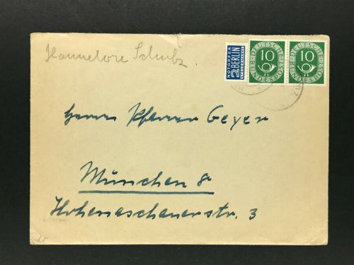 Bund Heuss Mi.Nr. 183 Paar-Frankatur
