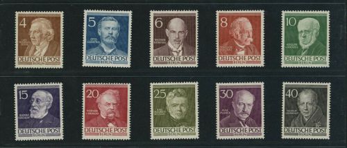 Berlin Michel Nummer 91-100 postfrisch xx