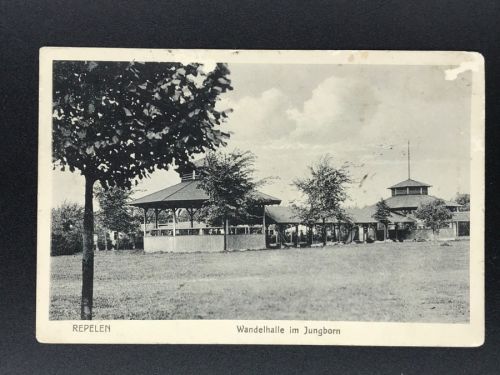 Ansichtskarte Repelen Wandelhalle im Jungborn - Feldpost n. Metz 1916