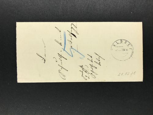 Württemberg Briefhülle Waldsee 1878