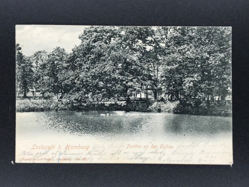 Ansichtskarte Lockstedt bei Hamburg Parthie an der Collau - 1904