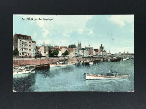 Anischtskarte Köln Am Leystapel 31.7.1912
