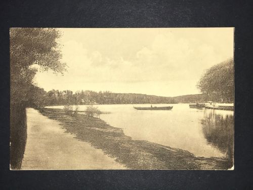 AK Berlin - Gruß aus „neue Fischerhütte“ Schlachtensee 1918