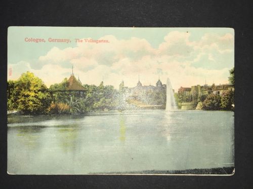 AK Köln - Cologne Germany - The Volksgarten - nicht gelaufen