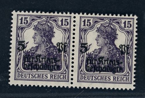 Deutsches Reich Michel Nummer 106c postfrisch geprüft - Paar