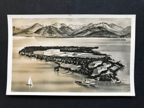 Echtfoto Ansichtskarte Herrenchiemsee nicht gelaufen