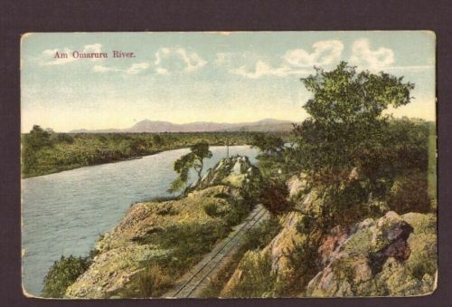 Ansichtskarte Deutsch Süd West Am Omaruru River