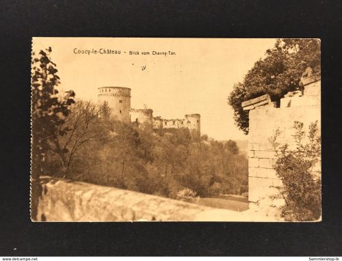 Feldpost 1. WK Ansichtskarte Coucy-le-Château - Feldpoststation 38 Inf. Div. - 1916