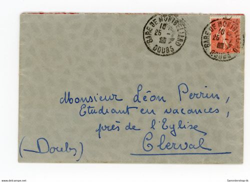 Frankreich Einzelfrankatur 1928 siehe Bild