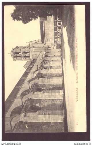 Ansichtskarte Frankreich Vezelay nach Paris