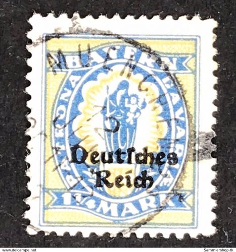 Deutsches Reich MiNr. 130 I gestempelt geprüft