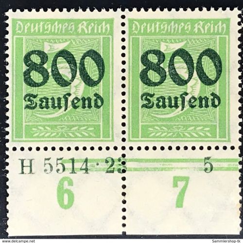 Dt. Reich Michel Nummer 301 A HAN H 5514.23 postfrisch