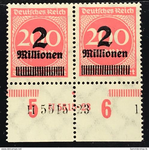 Dt. Reich Michel Nummer 309 A HAN H 5515.23 postfrisch