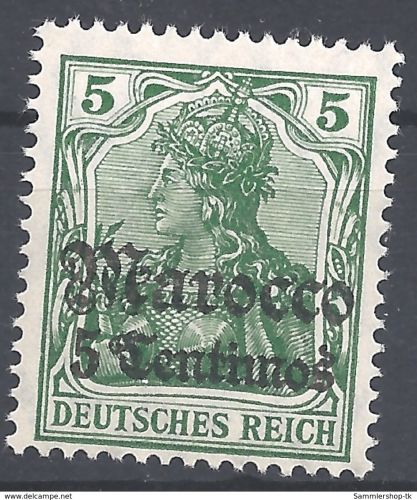 Dt. Auslandspostämter Marokko Mi.Nr. 35 postfrisch