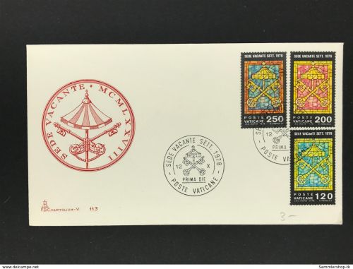 MiNr. 729 - 731 Vatikanstadt FDC
