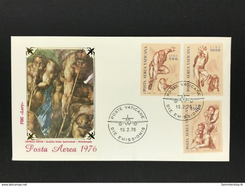 MiNr. 675 - 677 Vatikanstadt FDC Flugpostmarken